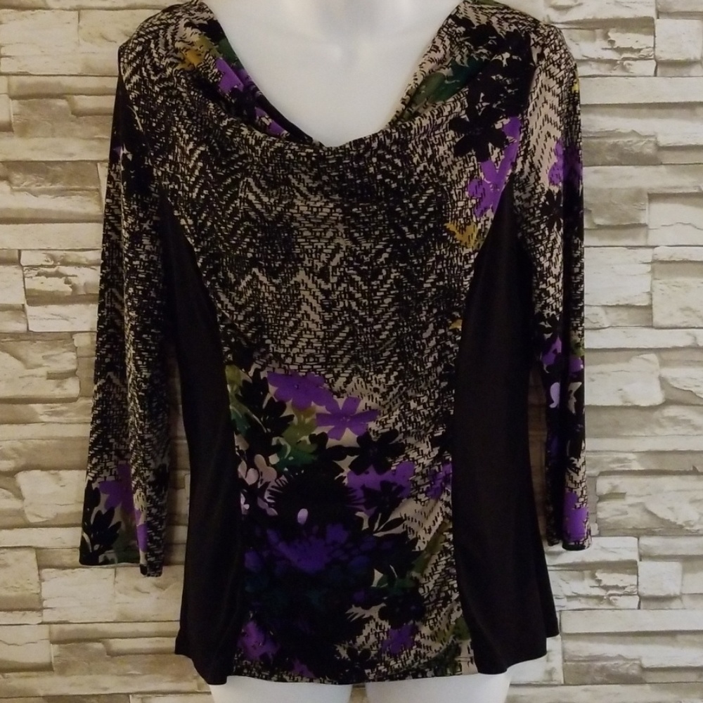 Dana Buchman  Mid Sleeve Blouse